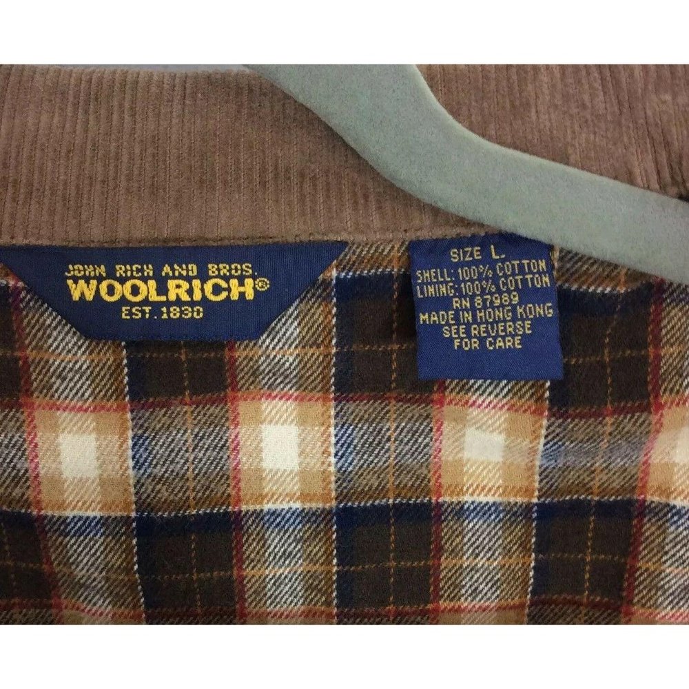 NEW JOHN RICH BROS WOOLRICH Womens Cotton Green - Picture 6 of 7